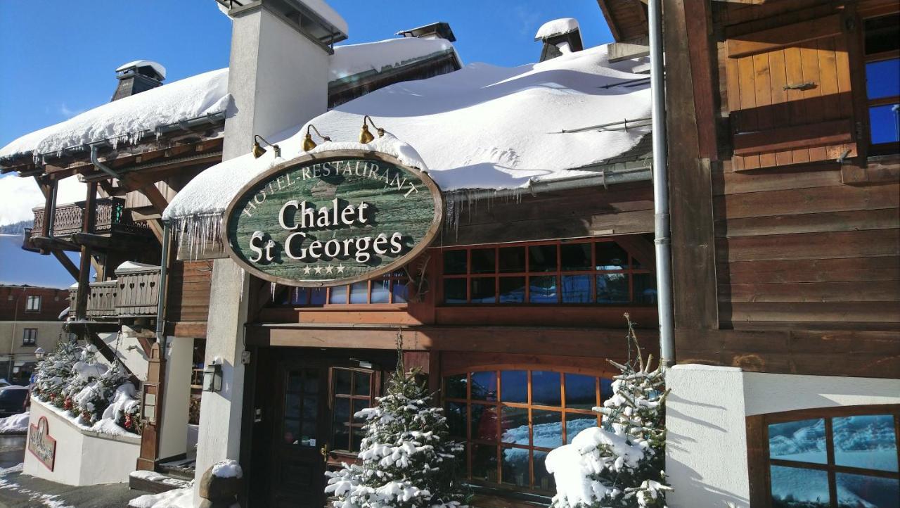 Hotel Chalet Saint-Georges Megève Exteriör bild